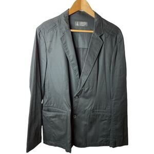 Howe Black Mens 100% Cotton Sport Jacket Size L